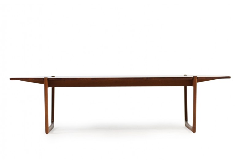 60er Teak Couch Tisch, danish coffee table, Danish Modern Design