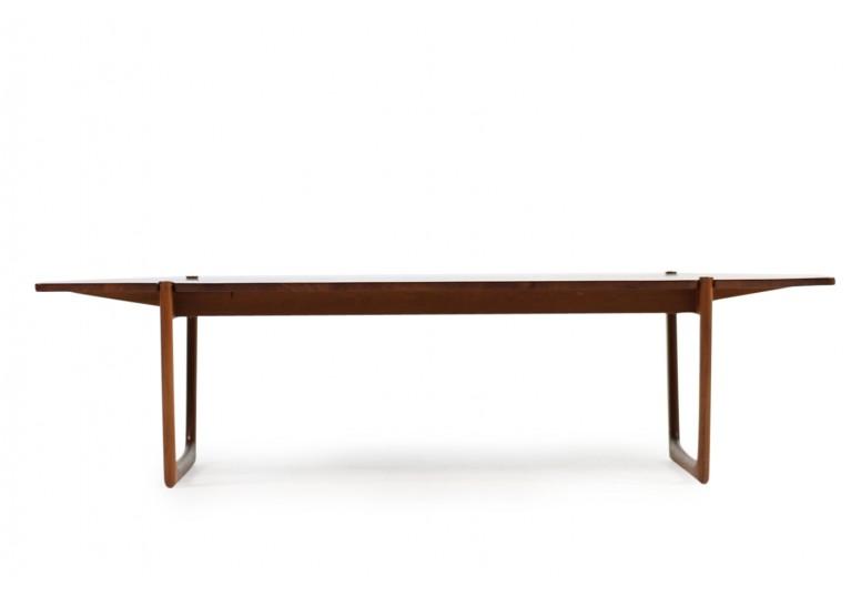 60er Teak Couch Tisch, danish coffee table, Danish Modern Design