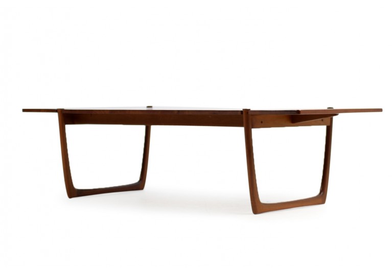 60er Teak Couch Tisch, danish coffee table, Danish Modern Design