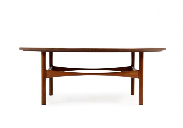 60er Teak Tisch, coffee table, danish modern design, Ejner Larsen & Bender Madsen für Willy Beck