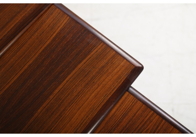 Set of 3 Danish Nesting Tables by Arne Hovmand Olsen Rosewood