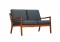 Ole Wanscher 1960s Teak Sofa Senator Series Danish Modern