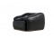 Rare 1970s Organic Black Buffalo Leather Lounge Chair in High Quality