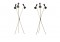 Beautiful Italian Adjustable Tripod Floor Lamp Stilnovo Style