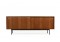 Minimalist Teak Sideboard by Nathan Lindberg, Sliding Doors & Metal Base