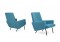Pair of 1950s Lounge Chairs Joseph Andre Motte attrib. Mid Century