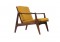 Beautiful 1960s Teak Easy Chair Mid century Modern Design