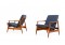 Pair of 1960s Teak Easy Chairs Poul M. Volther Mod. 340