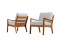Pair of Danish 1960s Teak Easy Chairs by Ole Wanscher PJ Denmark