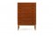 1960s Poul M. Volther Chest of Six Drawers FDB Mobler Teak & Oak