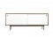 Minimalist Teak Sideboard Nathan Lindberg, White Formica Doors