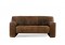 1970s Vintage De Sede DS 44 Two-Seat Sofa Brown Buffalo Leather