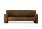 1970s Vintage De Sede DS 44 Three-Seat Sofa Brown Buffalo Leather