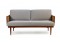 Rare 1960s Peter Hvidt Mod. 451 Daybed Teak & Cane