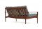 Rare Danish 1950s Grete Jalk Teak Sofa Mod. PJ 56/3 Poul Jeppesen