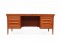 1960s Ib Kofod Larsen Teak Writing Table, Faarup Mobler Denmark