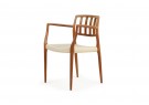 60er Armlehnstuhl Stuhl Niels Möller Teak Mod. 66 danish modern design