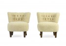 50er Sessel, Sheepskin & Leather, Otto Schultz, Boet, JIO Mobler, Schweden 