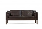 60er Sofa, Borge Mogensen Mod. 2212 Ledersofa, Fredericia Denmark