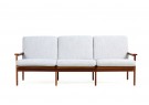 60er Teak Sofa, Illum Wikkelso, danish modern, 70er 