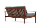 50er Sofa, Grete Jalk für Poul Jeppesen, Model PJ 56/3, Neubezug, 60er Jahre