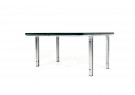 70er Tisch Hort Brüning 6910 Metall Glas