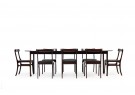 60er Esszimmer Set, 8 Stühle, Tisch ausziehbar, Mahagoni, Ole Wanscher, PJ Poul Jeppesen Denmark, 60s chairs & table