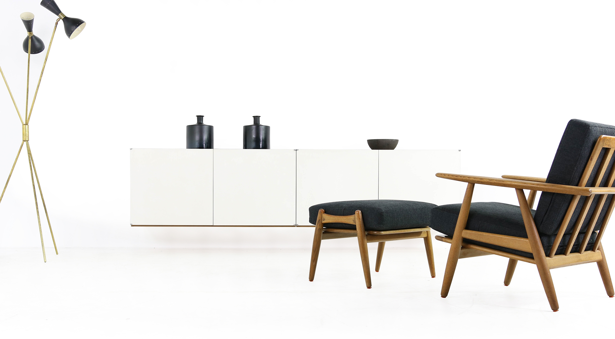 Hans Wegner, Antoine Philippon, Stilnovo, Arredoluce, getama